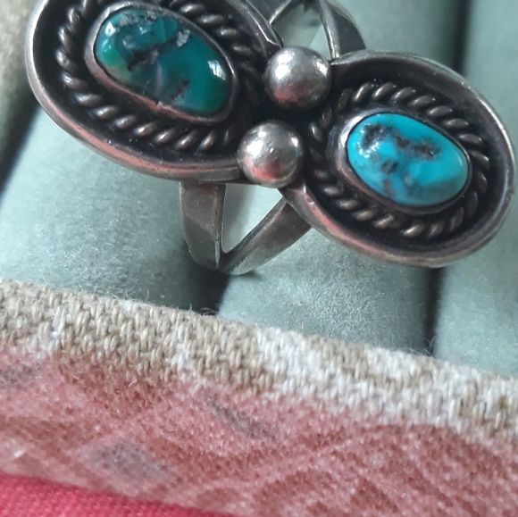 ❤ NATIVE AMERICANO STERLING SILVER RING - Picture 15 of 16
